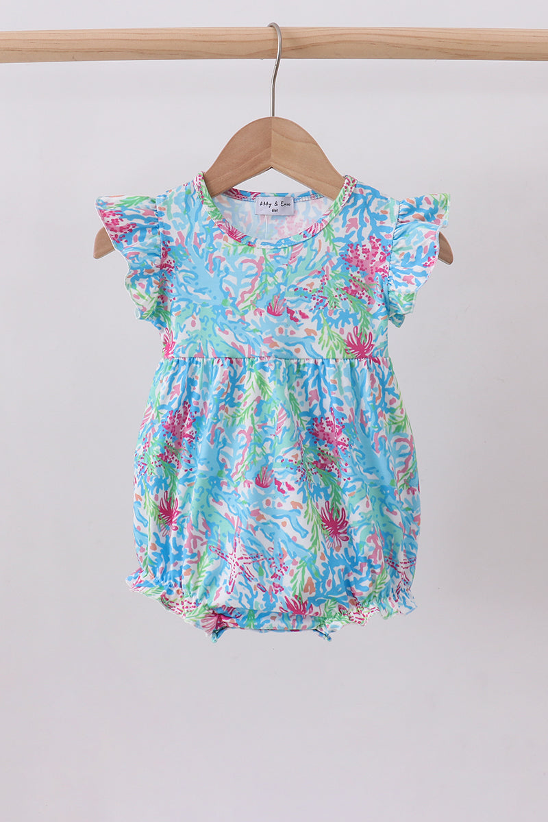 Mint island bloom ruffle bubble