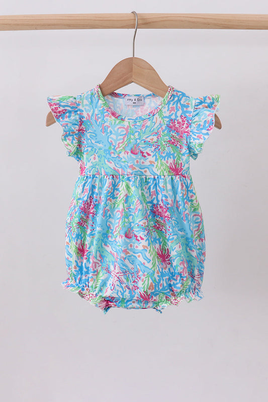 Mint island bloom ruffle bubble