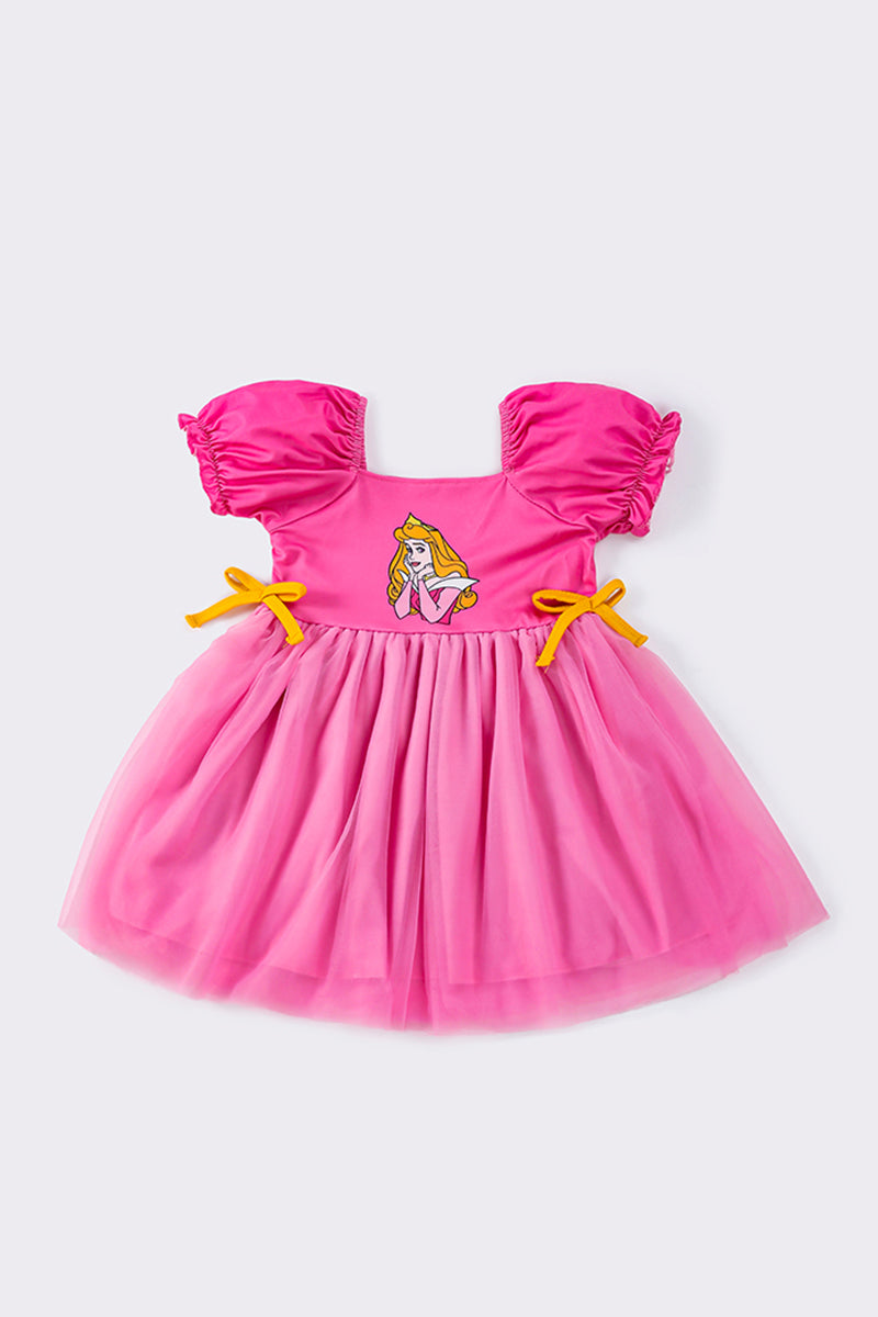 Pink princess tulle dress