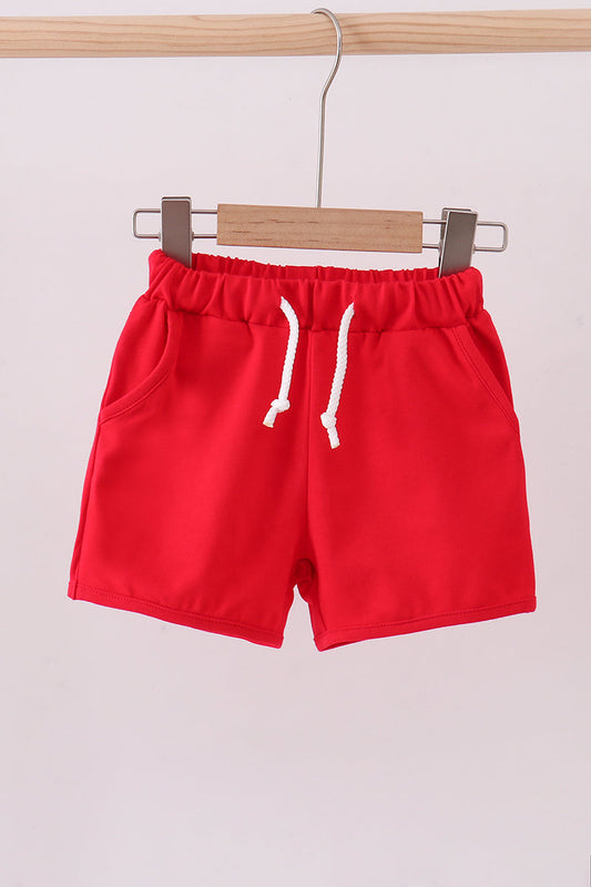 Premium Red drawstring shorts