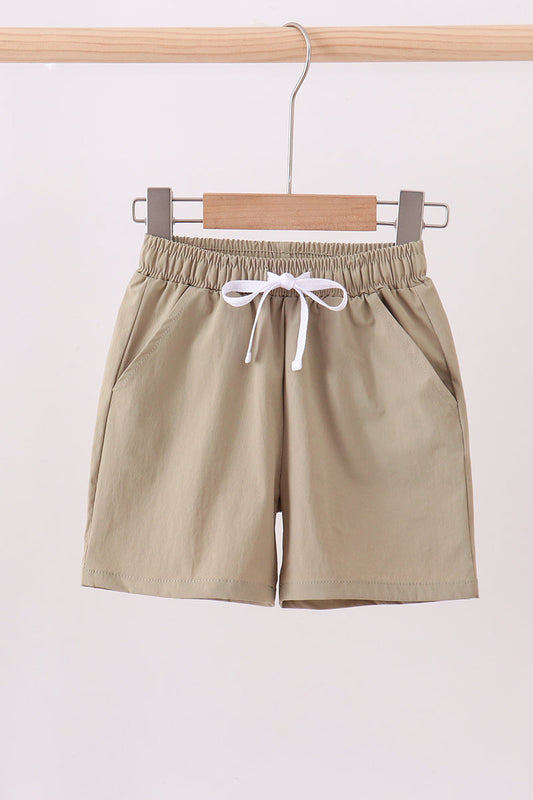 Oatmeal pocket performance shorts