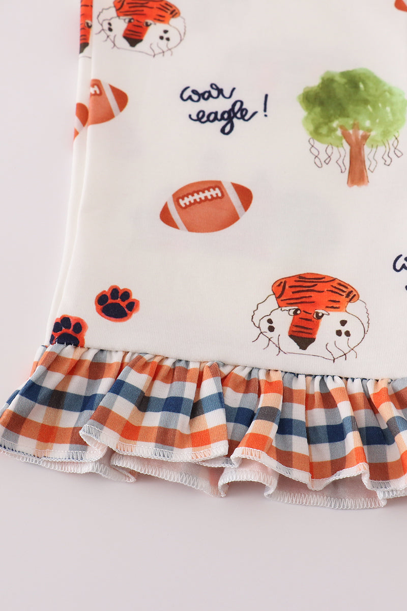 Auburn football tiger girl pajamas set