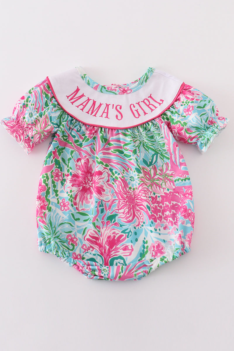 Pink Palm Paradise MAMA'S GIRL bubble