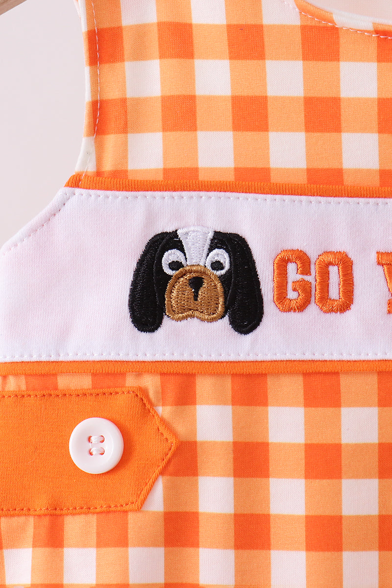 Tennessee go vols embroidery gingham jonjon