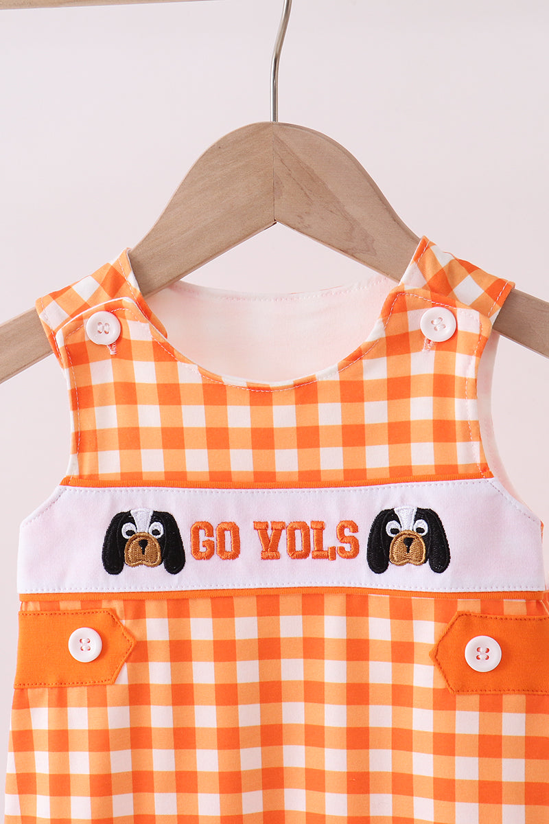 Tennessee go vols embroidery gingham jonjon