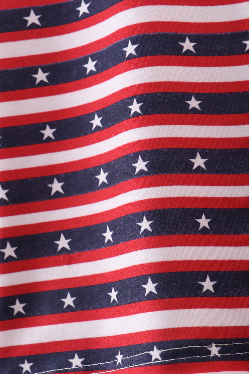 Stripe star button down shirt